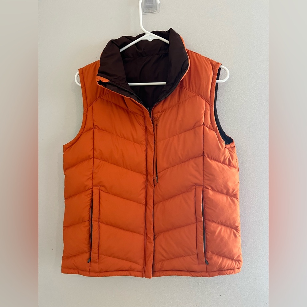 Columbia Orange Puffer Vest